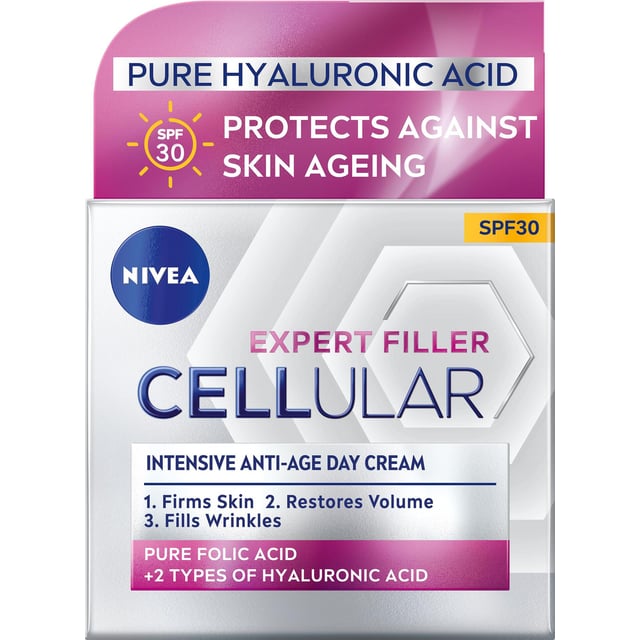 NIVEA Cellular Expert Filler Intensive Anti-Age Day Cream SPF30 50 ml | Hudvård - Ansiktsvård - Anti-age - Anti-age-kräm | Apoteka