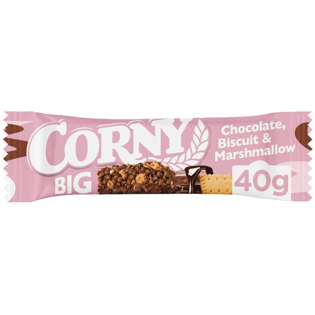 Corny BIG Chocolate Biscuit & Marshmallow 40g | Mat & dryck - Bars - Energibars,Mat & dryck - Snacks & godis - Naturgodis | Apoteka