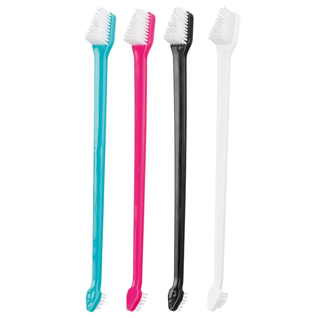 TRIXIE Tandborstset Plast 4-pack | Djur - Munvård för djur - Tandborste & tandkräm för hund | Apoteka