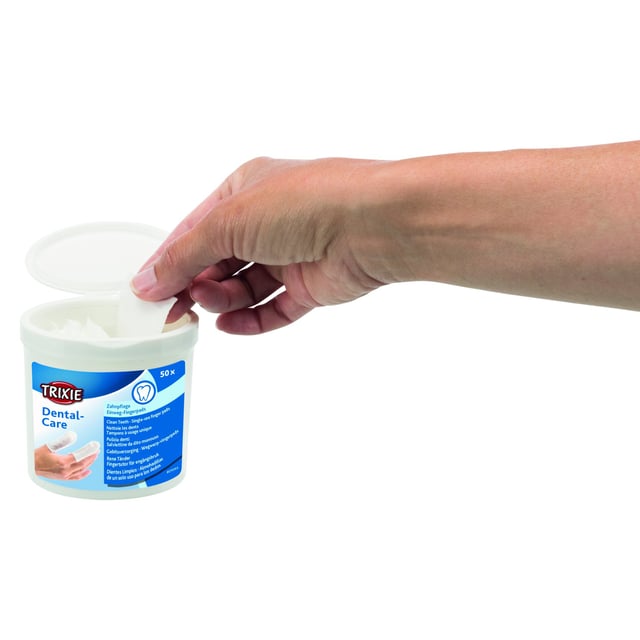 Trixie Fingerpads för tandvård 50st | Djur - Munvård för djur - Tandborste & tandkräm för katt,Djur - Munvård för djur - Tandborste & tandkräm för hund | Apoteka