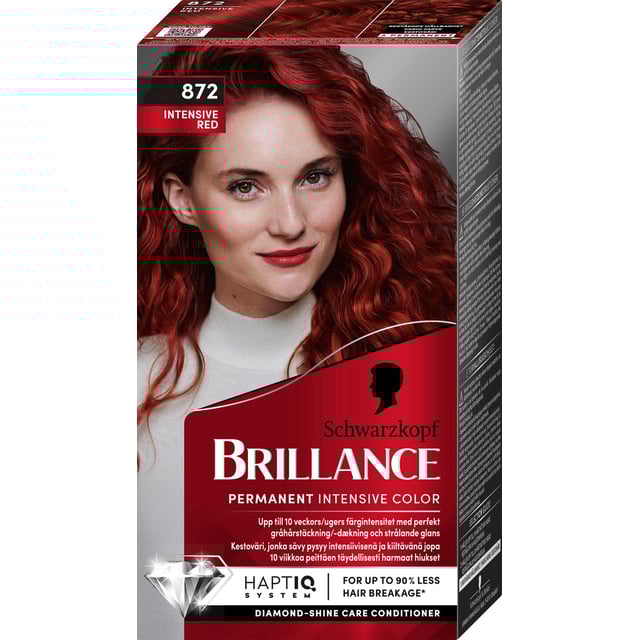 Schwarzkopf Brillance 872 Intensive Red | Hårvård - Hårfärg - Permanent hårfärg | Apoteka
