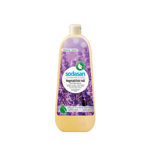 Sodasan Vegetabilisk Tvål Lavendel & Oliv 1 liter