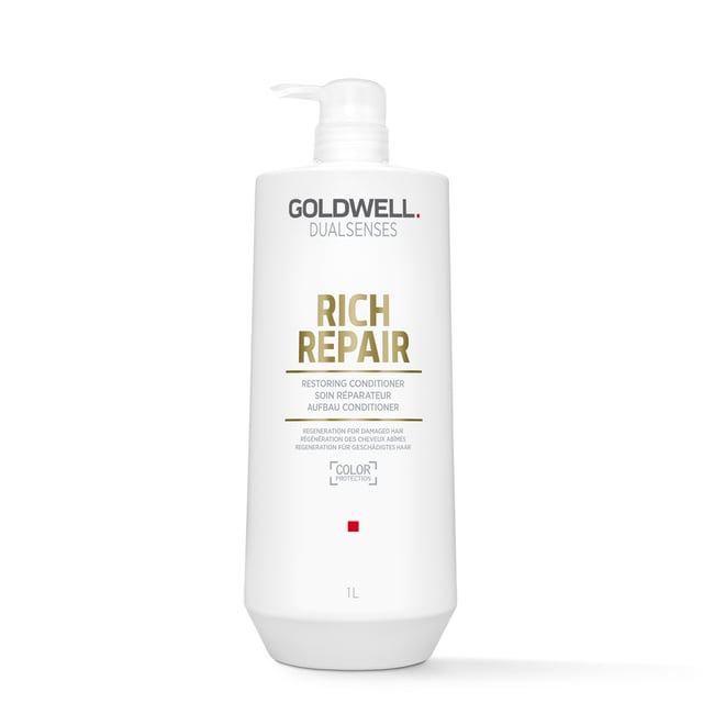 Goldwell Dual Senses Rich Repair Restoring Conditioner 1000 ml | Hårvård - Balsam - Balsam för torrt hår,Hårvård - Balsam - Balsam för skadat hår | Apoteka