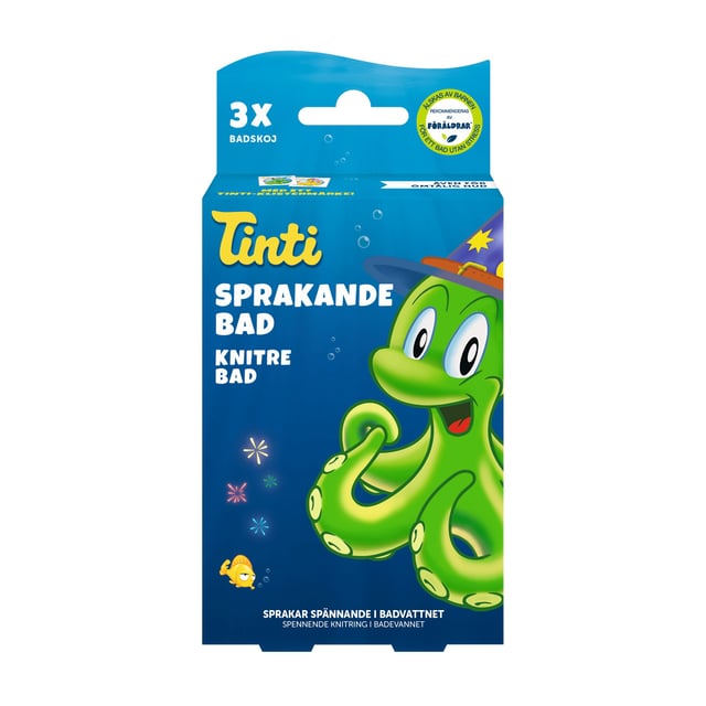 Tinti Sprakande Bad 3 st | Hudvård - Kroppsvård - Bad & dusch - Badskum & badbomb,Baby, barn & förälder - Hudvård för barn - Badskum för barn,Baby, barn & förälder - Hudvård för barn - Duschtvål & duschkräm för barn | Apoteka