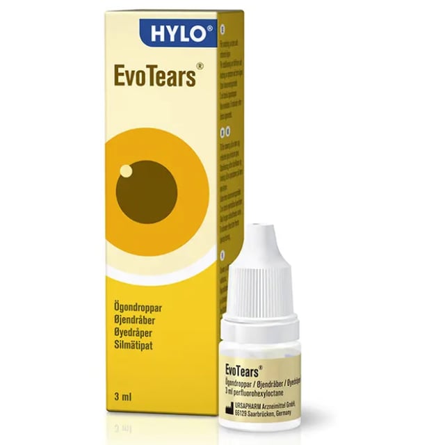 HYLO EvoTears 3ml | Ögon & öron - Ögon - Torra ögon - Ögondroppar utan konserveringsmedel | Apoteka