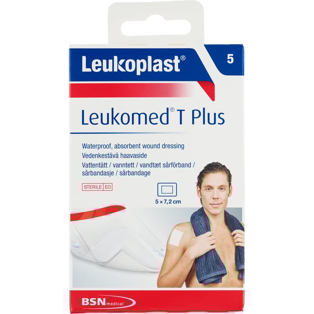 Leukoplast Leukomed T Plus Abs Sårförband 5x7,2 cm | Sår, bett & stick - Sår - Kompress | Apoteka