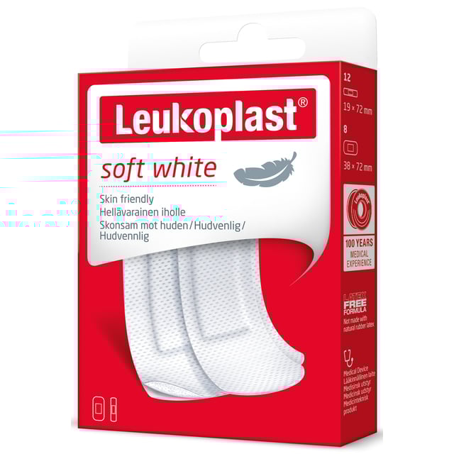 Leukoplast Soft White 20 st | Sår, bett & stick - Sår - Plåster - Universalplåster | Apoteka