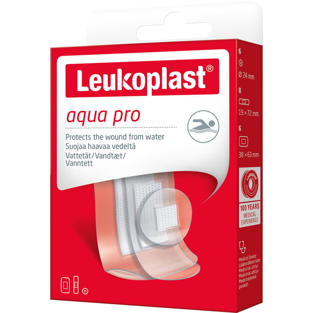 Leukoplast Aqua Pro Mixpack 20 st | Sår, bett & stick - Sår - Plåster - Universalplåster | Apoteka