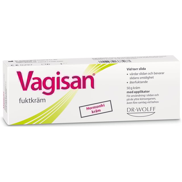 Vagisan Fuktkräm vaginal 50 g | Intimvård - Intimhygien - Intimkräm,Intimvård - Underlivsbesvär - Klåda & sveda i underlivet,Intimvård - Underlivsbesvär - Torra slemhinnor | Apoteka