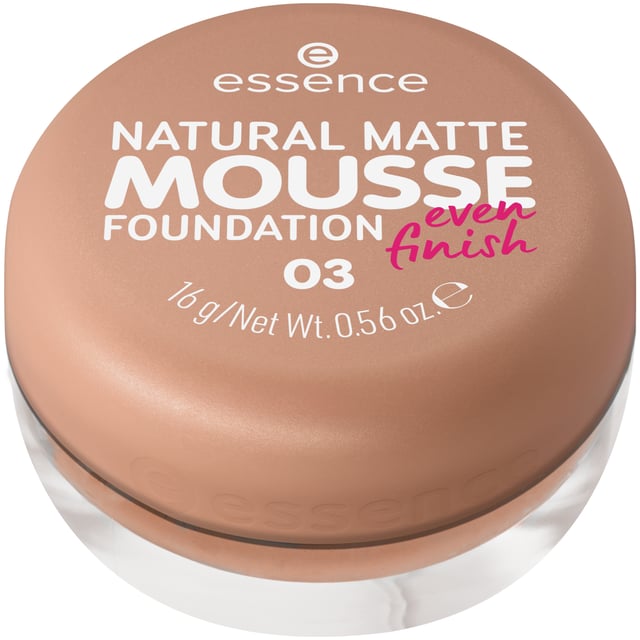 essence Natural Matte Mousse 03 Foundation 16g | Smink - Bas - Foundation | Apoteka