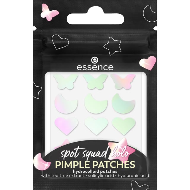 essence Spot Squad Holo PIMPLE PATCHES 10 24 st