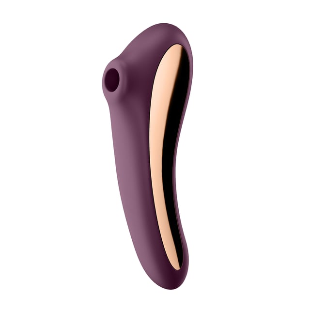 Satisfyer Dual Kiss Purple Lufttrycksvibrator 1 st | Sex & lust - Sexleksaker - Lufttrycksvibrator | Apoteka
