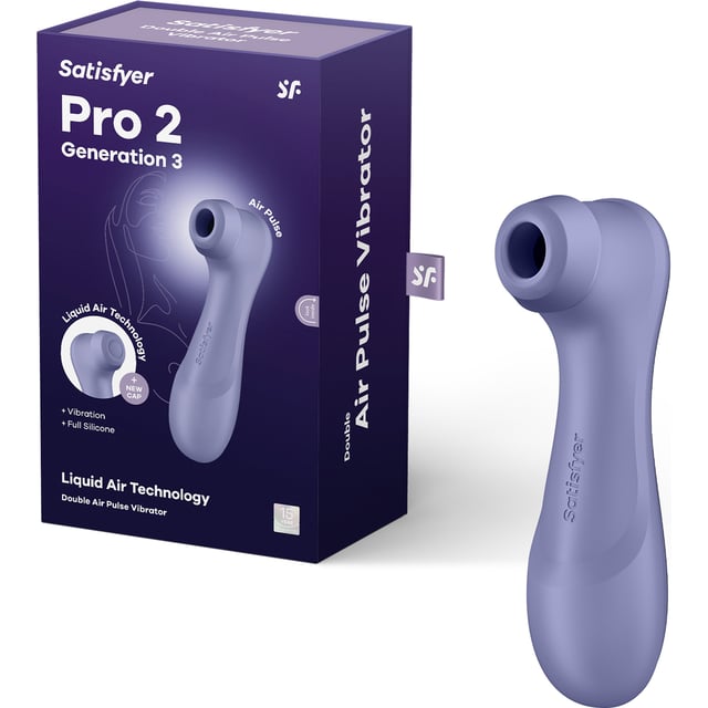 Satisfyer Pro 2 Generation 3 Lilac Lufttrycksvibrator 1 st