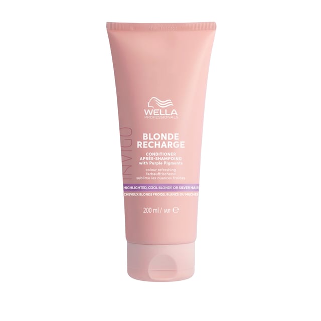 Wella Professionals Invigo Blonde Recharge Cool Blonde Conditioner 200 ml | Hårvård - Balsam - Silverbalsam,Hårvård - Balsam - Balsam för färgat hår | Apoteka