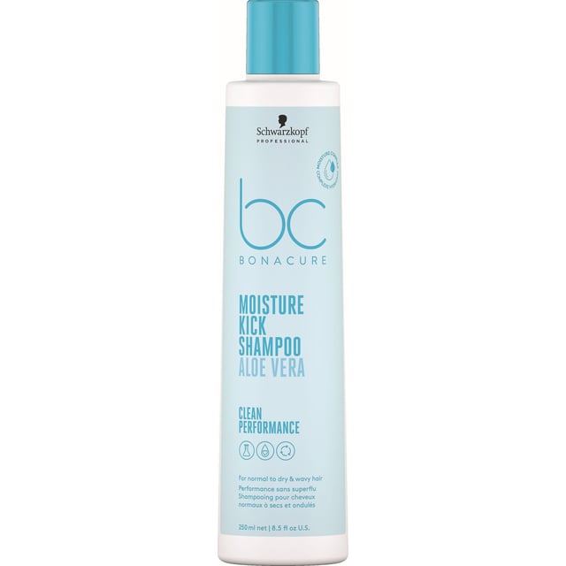 Schwarzkopf Bonacure Moisture Kick Shampoo 250ml | Hårvård - Schampo - Schampo för skadat hår,Hårvård - Schampo - Schampo för torrt hår | Apoteka