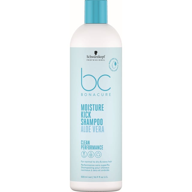 Schwarzkopf Bonacure Moisture Kick Shampoo 500ml | Hårvård - Schampo - Schampo för skadat hår,Hårvård - Schampo - Schampo för torrt hår | Apoteka