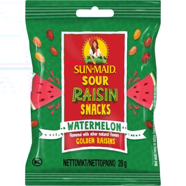 Sun Maid Vattenmelon Russin 28 g | Mat & dryck - Snacks & godis - Naturgodis | Apoteka