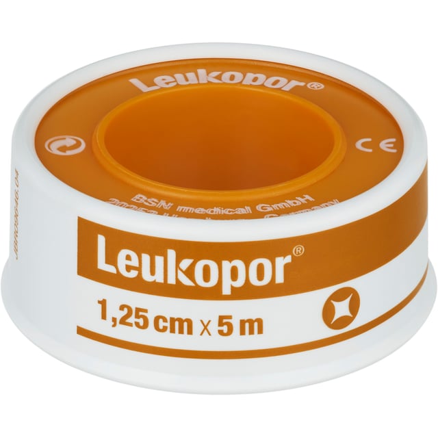 Leukopor Kirurgtejp 1,25 x 5m | Sår, bett & stick - Sår - Kirurgtejp | Apoteka