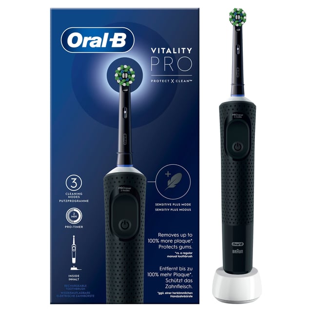 Oral-B Vitality Pro Svart Eltandborste | Munvård - Tandborste - Eltandborste | Apoteka