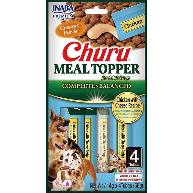 Churu Dog Meal Topper Chicken/Cheese 4 st | Djur - Djurfoder & tillskott - Foder & fodertillskott,Djur - Djurgodis - Hundgodis | Apoteka