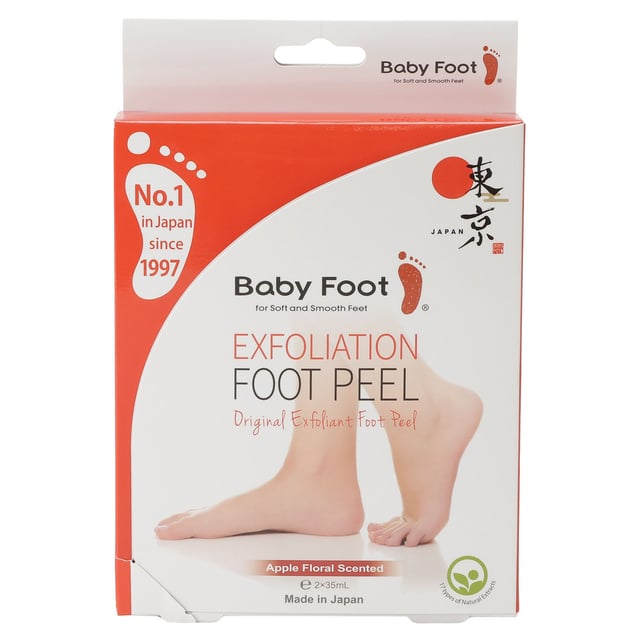 Baby Foot Exfolieringssockor 2x35 ml | Hudvård - Händer & fötter - Fotvård - Förhårdnader & sprickor | Apoteka