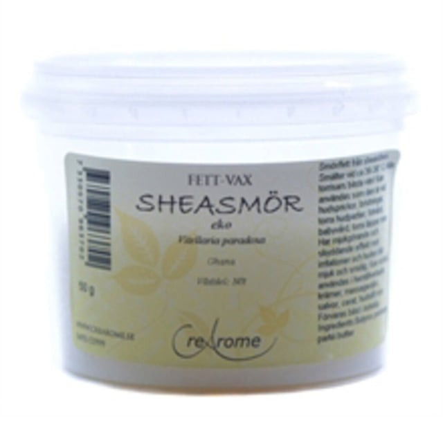Crearome Sheasmör Rå Fast 100g | Hudvård - Kroppsvård - Bodybutter | Apoteka