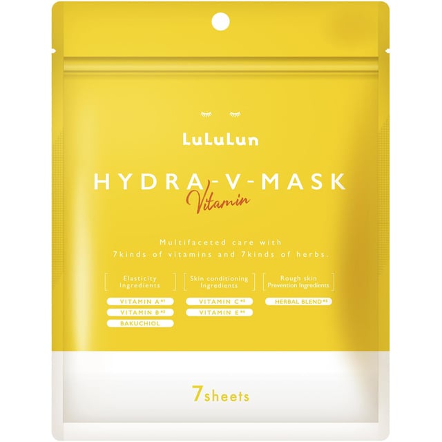 LuLuLun Hydra V-Mask Vitamin Sheet Mask 7 st | Hudvård - Ansiktsvård - Ansiktsmask - Sheet mask | Apoteka