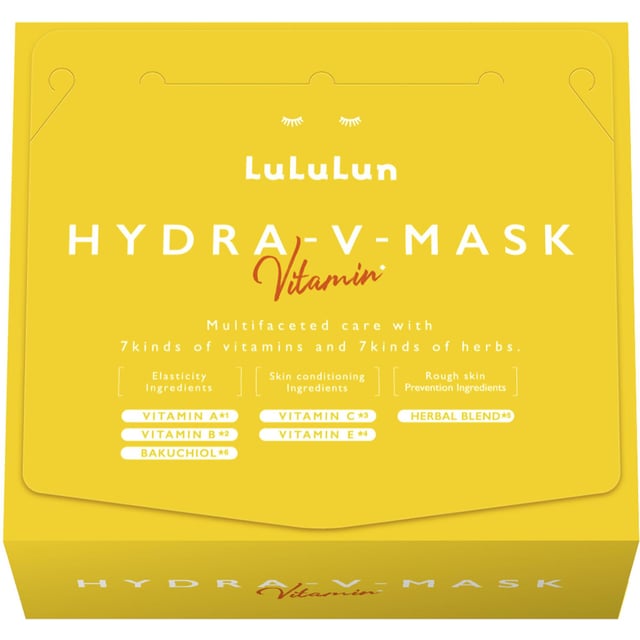 LuLuLun Hydra V-Mask Vitamin Sheet Mask 28 st | Hudvård - Ansiktsvård - Ansiktsmask - Sheet mask | Apoteka