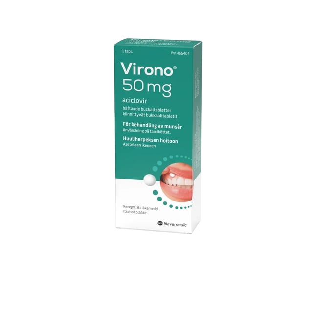 Virono buckaltablett 50 mg, 1 st