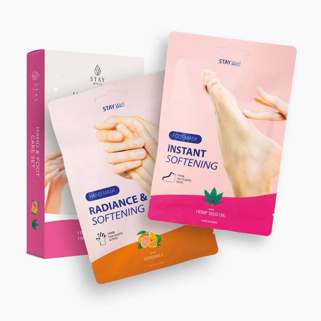 STAY Well Hand & Foot Care Set | Hudvård - Händer & fötter - Handvård - Handmask | Apoteka