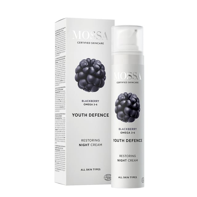 MOSSA Youth Defence Restoring Night Cream 50 ml | Hudvård - Ansiktsvård - Anti-age - Anti-age-kräm,Hudvård - Ansiktsvård - Ansiktskräm - Nattkräm | Apoteka
