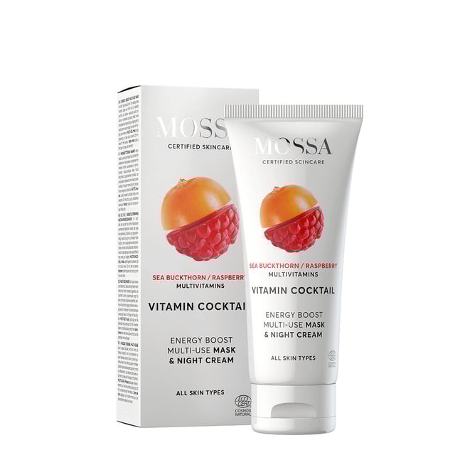 MOSSA Vitamin Cocktail Multi-Use Mask & Night Cream 60 ml | Hudvård - Ansiktsvård - Ansiktsmask - Återfuktande ansiktsmask | Apoteka