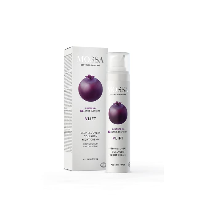 MOSSA V LIFT Deep Sleep Collagen Night Cream 50 ml | Hudvård - Ansiktsvård - Anti-age - Anti-age-kräm,Hudvård - Ansiktsvård - Ansiktskräm - Nattkräm | Apoteka