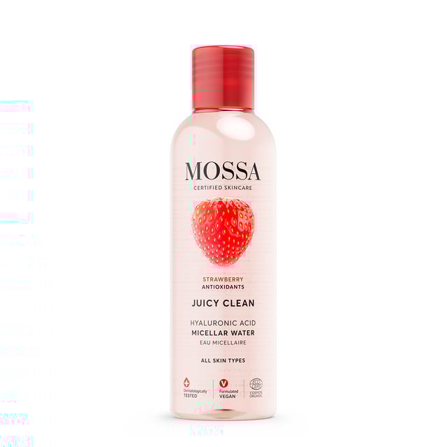 MOSSA Juicy Clean Hyaluronic Acid Micellar Water 200 ml | Hudvård - Ansiktsvård - Ansiktsrengöring - Micellärvatten | Apoteka