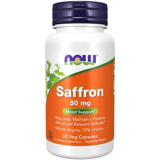Now Saffron 50 mg 60 vegkapslar | Vitaminer & kosttillskott - Växtbaserade kosttillskott | Apoteka
