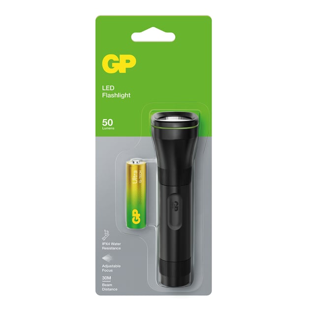 GP Batteries Everyday Ficklampa 50 Lumen