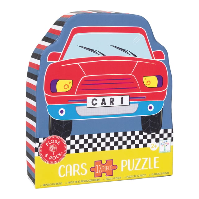Floss & Rock Pussel 12 bitar Cars
