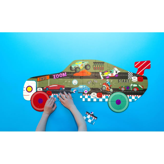 Floss & Rock Pussel 40 bitar Racing Car