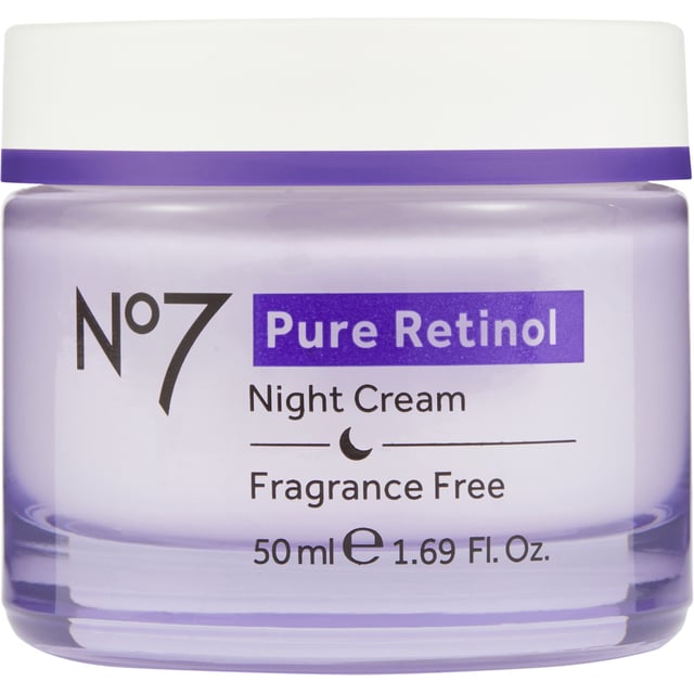 No7 Pure Retinol Night Repair Cream 50 ml | Hudvård - Ansiktsvård - Ansiktskräm - Retinolkräm,Hudvård - Ansiktsvård - Ansiktskräm - Nattkräm | Apoteka
