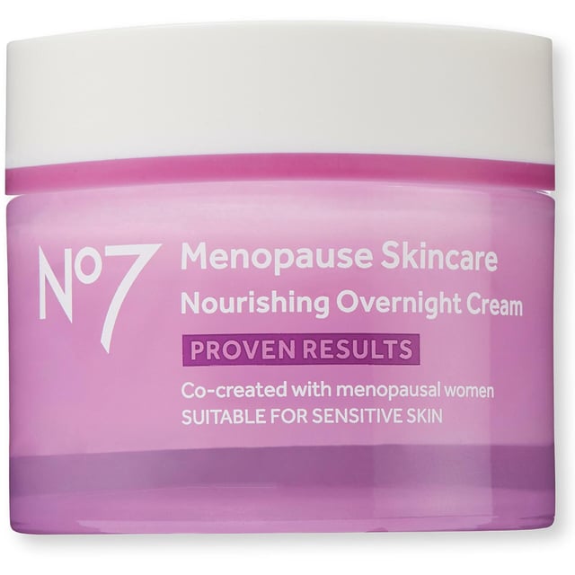 No7 Menopause Nourishing Overnight Cream 50ml | Hudvård - Ansiktsvård - Anti-age - Anti-age-kräm,Hudvård - Ansiktsvård - Ansiktskräm - Nattkräm | Apoteka