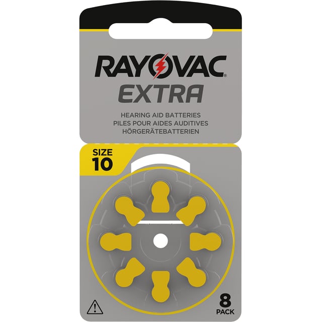 Rayovac Extra Size 10 Gul 8 st