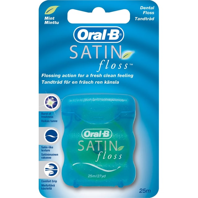Oral-B Satin Floss | Munvård - Mellanrumsrengöring - Tandtråd & byglar | Apoteka