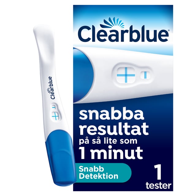 Clearblue Graviditetstest Snabb Detektion 1 st | Sex & lust - Självtester - Graviditetstest,Graviditet - Graviditetstest,Hjälpmedel & säkerhet - Självtester | Apoteka