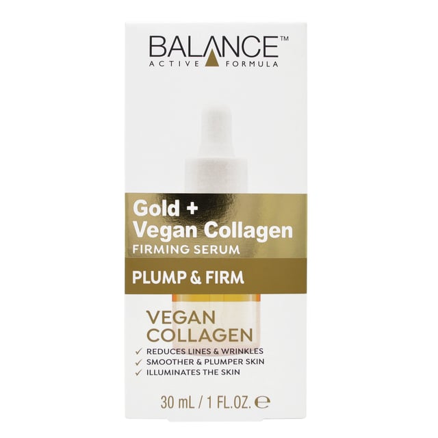 Balance Active Formula Gold and Vegan Collagen Firming Serum 30 ml