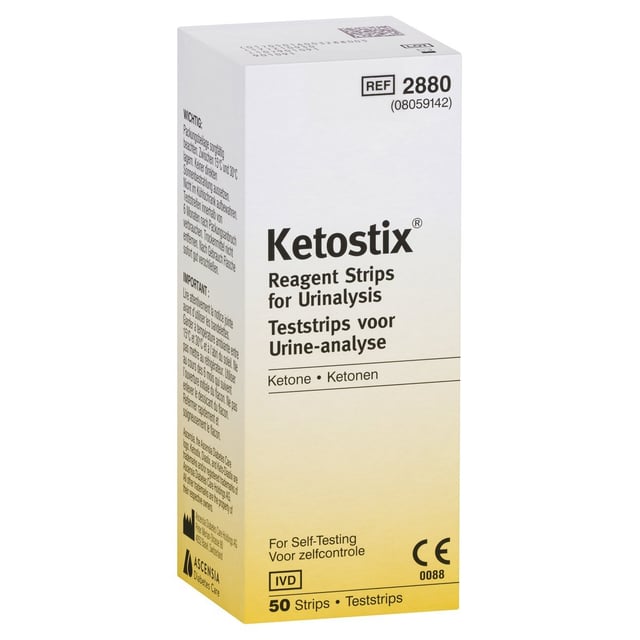 Ketostix Teststickor 50 st | Hjälpmedel & säkerhet - Diabetes - Teststickor & blodsockermätare,Hjälpmedel & säkerhet - Självtester | Apoteka