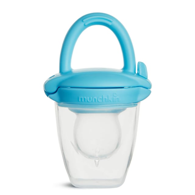Munchkin Baby Food Feeder Silikon Blue | Baby, barn & förälder - Mata - Smaknappar | Apoteka