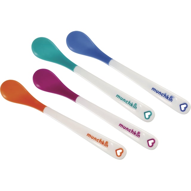 munchkin White Hot Safety Spoons 4 st | Baby, barn & förälder - Mata - Barntallrikar & barnbestick | Apoteka