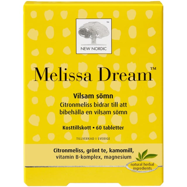 Melissa Dream kosttillskott 60 st | Vitaminer & kosttillskott - Sömn | Apoteka