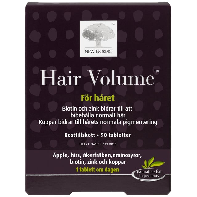 Hair volume kosttillskott 90 st | Vitaminer & kosttillskott - Hud, hår & naglar | Apoteka