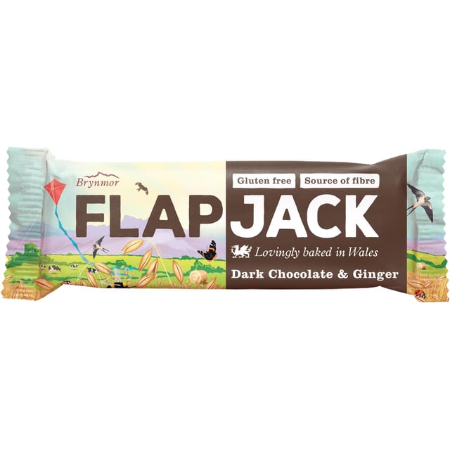 Flapjack Mörk Choklad & Ingefära 80 g | Träning - Energigivande - Kolhydrater,Mat & dryck - Bars - Energibars | Apoteka